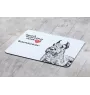 Schnauzer I - tapis de souris personnalisé avec impression, tapis de souris personnalisé avec chien, accessoire unique pour employé de bureau de la marque Art-Dog