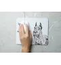 Schnauzer I - Mauspad mit Druck, personalisiertes Mauspad mit Hund, einzigartiges Gadget für Büroangestellte von Art-Dog.