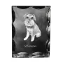 Sznaucer, Schnauzer ramka kryształowa z psem Art-Dog