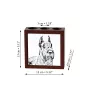 Schnauzer I - pen holder with a dog, desk organizer with a print, personalized desk decoration from the Art-Dog brand.