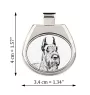 Schnauzer I - dog necklace, personalized pendant with a photo, unique necklace for women and men by Art-Dog brand