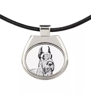 Schnauzer I - collier avec chien, pendentif personnalisé avec photo, collier unique pour femmes et hommes de la marque Art-Dog