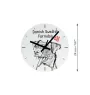 Schnauzer - wall clock with a dog, shelf clock with a print, personalized home decoration from the Art-Dog brand