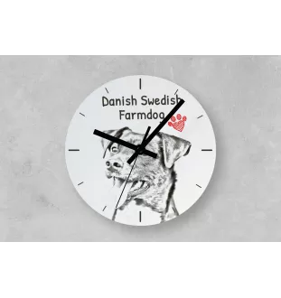 Schnauzer - wall clock with a dog, shelf clock with a print, personalized home decoration from the Art-Dog brand