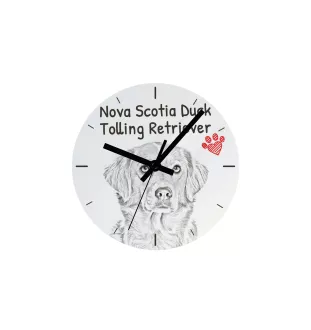 Schnauzer I - wall clock with a dog, shelf clock with a print, personalized home decoration from the Art-Dog brand
