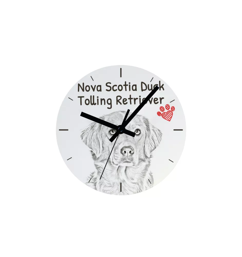 Schnauzer I - wall clock with a dog, shelf clock with a print, personalized home decoration from the Art-Dog brand