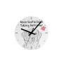 Schnauzer I - wall clock with a dog, shelf clock with a print, personalized home decoration from the Art-Dog brand