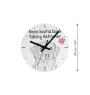 Schnauzer I - wall clock with a dog, shelf clock with a print, personalized home decoration from the Art-Dog brand