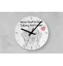 Schnauzer I - wall clock with a dog, shelf clock with a print, personalized home decoration from the Art-Dog brand