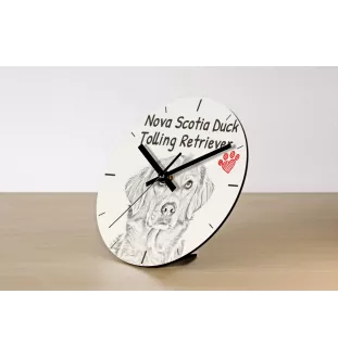 Schnauzer I - wall clock with a dog, shelf clock with a print, personalized home decoration from the Art-Dog brand