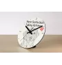 Schnauzer I - wall clock with a dog, shelf clock with a print, personalized home decoration from the Art-Dog brand