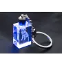 Schnauzer - Porte-clés en cristal avec photo de chien, porte-clés lumineux, cadeau unique de la marque Art-Dog