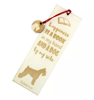 Schnauzer I - dog bookmark, personalized bookmark, dog gadget for Art-Dog brand readers