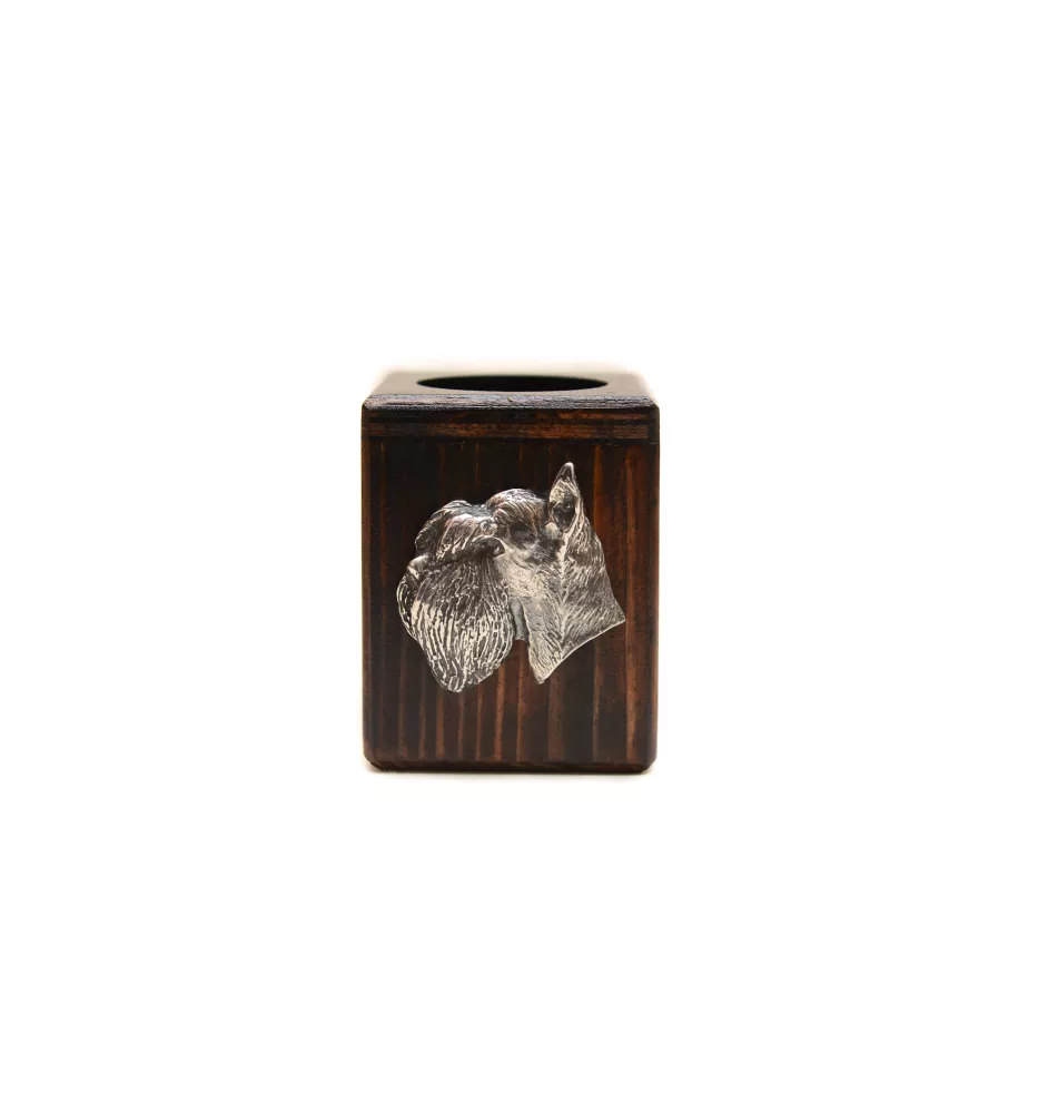 Sznaucer, Schnauzer świecznik kwadratowy Art-Dog