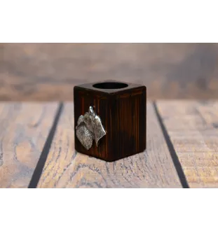 Sznaucer, Schnauzer świecznik kwadratowy Art-Dog