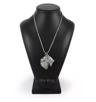 Schnauzer I - Halskette mit Hund, Hundeanhänger an einer silbernen Kette, einzigartiger Schmuck der Marke Art-Dog