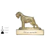 Schnauzer - plaque d'adresse avec chien, plaque de nom en laiton, plaque de porte personnalisée avec le nom de la marque Art-Dog