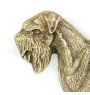 Schnauzer II - a door sign with a dog, a brass welcome plaque, a unique sign with the inscription Welcome from the Art-Dog brand
