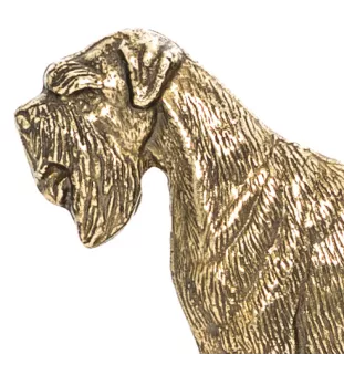 Schnauzer - Schlüsselhalter mit Hund, Messinggriff für Hundezubehör, elegante Dekoration für den Flur der Marke Art-Dog