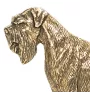 Schnauzer - porte-clés avec chien, support en laiton pour accessoires pour chiens, élégante décoration pour le couloir de la marque Art-Dog