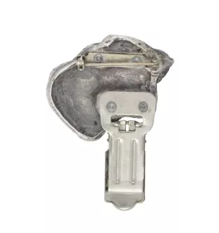 Sznaucer, Schnauzer I clipring posrebrzany Art-Dog