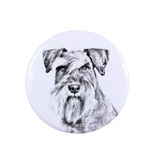 Sznaucer, Schnauzer pierścionek z psem mały Art-Dog