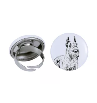 Schnauzer I - bijoux pour femmes avec l'image d'un chien, produit fait à la main, possibilité d'ajouter sa propre photo, marque Art-Dog