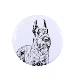 Schnauzer I - Damen Schmuck mit dem Bild eines Hundes, handgefertigtes Produkt, Möglichkeit, Ihr eigenes Foto hinzuzufügen, Marke Art-Dog