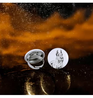 Schnauzer I - bijoux pour femmes avec l'image d'un chien, produit fait à la main, possibilité d'ajouter sa propre photo, marque Art-Dog