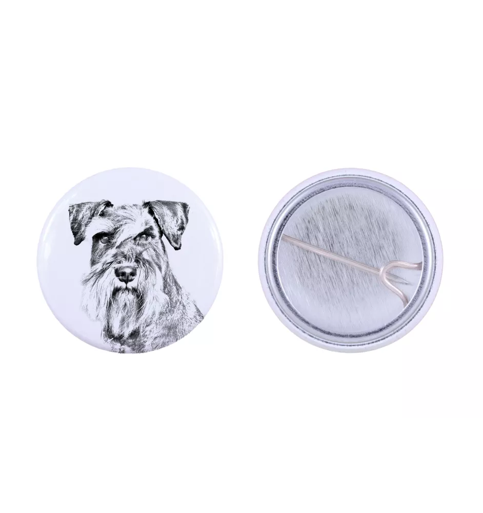 Schnauzer - badge avec votre chien, ajoutez votre propre photo, marque Art-Dog