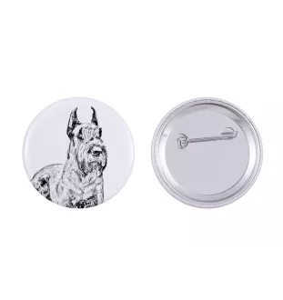 Schnauzer I - badge avec votre chien, ajoutez votre propre photo, marque Art-Dog