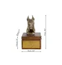 Schnauzer I - urne pour les cendres du chien avec une statuette, petite urne pour chien, urne personnalisée avec le buste du chien de la marque Art-Dog