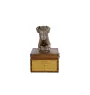 Schnauzer II - urn for dog ashes with a statuette, small urn for a dog, personalized urn with a bust of a dog by Art-Dog brand