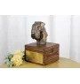 Schnauzer II - urne pour les cendres du chien avec une statuette, petite urne pour chien, urne personnalisée avec le buste du chien de la marque Art-Dog