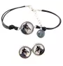 Schnauzer I - ensemble de bijoux avec votre photo, accessoire féminin, article fait main, produit fabriqué à la main avec passion pour la création de la marque Art-Dog