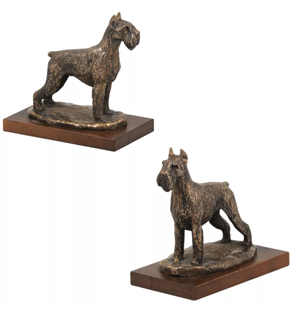 Sznaucer, Schnauzer statuetka na piaskowym kamieniu Art-Dog