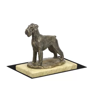 Schnauzer I - Hundestatue, Hundesilhouettefigur, Trophäe für die Hundeausstellung der Marke Art-Dog