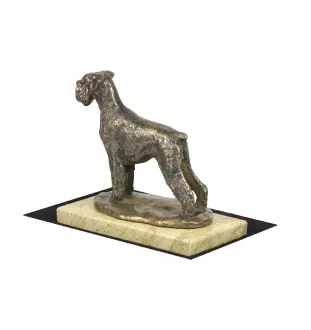 Schnauzer I - Hundestatue, Hundesilhouettefigur, Trophäe für die Hundeausstellung der Marke Art-Dog