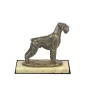 Schnauzer I - Hundestatue, Hundesilhouettefigur, Trophäe für die Hundeausstellung der Marke Art-Dog
