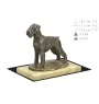 Schnauzer I - statuette de chien, figurine de silhouette de chien, trophée pour exposition de chiens de la marque Art-Dog