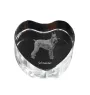 Schnauzer I - une photo de chien dans un cristal, un cœur en cristal, un cadre photo exceptionnel de la marque Art-Dog