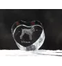 Schnauzer I - une photo de chien dans un cristal, un cœur en cristal, un cadre photo exceptionnel de la marque Art-Dog