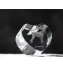 Schnauzer I - une photo de chien dans un cristal, un cœur en cristal, un cadre photo exceptionnel de la marque Art-Dog