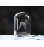 Schnauzer I - Kristallwürfel mit Bild, Hundebild im Kristall, sechseckiger Papierclip von Art-Dog.