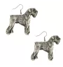 Schnauzer - boucles d'oreilles pendantes avec des chiens, bijoux charmants pour maman de chien, cadeau pour fille de la marque Art-Dog