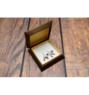 Schnauzer - Hängende Ohrringe mit Hunden, entzückender Schmuck für Hunde-Mama, Geschenk für Mädchen von der Marke Art-Dog