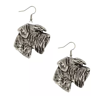Schnauzer I - Hängende Ohrringe mit Hunden, entzückender Schmuck für Hunde-Mama, Geschenk für Mädchen von der Marke Art-Dog