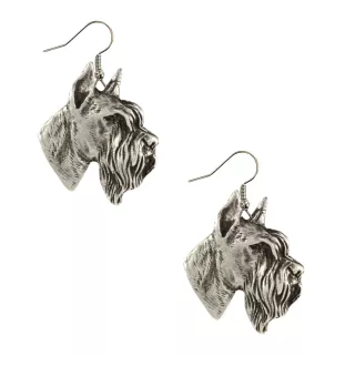 Schnauzer II - Hängende Ohrringe mit Hunden, entzückender Schmuck für Hunde-Mama, Geschenk für Mädchen von der Marke Art-Dog