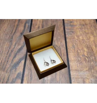 Schnauzer II - Hängende Ohrringe mit Hunden, entzückender Schmuck für Hunde-Mama, Geschenk für Mädchen von der Marke Art-Dog