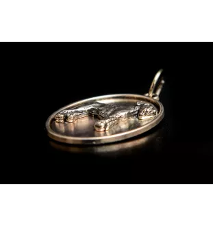 Schnauzer - collier avec chien, pendentif pour maman de chien, bijoux uniques de la marque Art-Dog